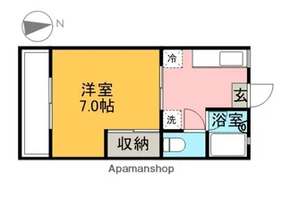 カーサベルノ【203号室】の間取り