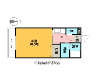 カーサ グローリ【101号室】の間取り