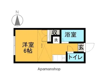 CASA陽東【202号室】の間取り