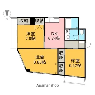 田崎コーポ【4A号室】の間取り