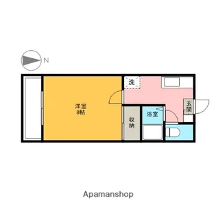 コーポM2【202号室】の間取り