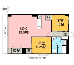 メゾン千秀【407号室】の間取り