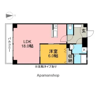 メゾン千秀【303号室】の間取り