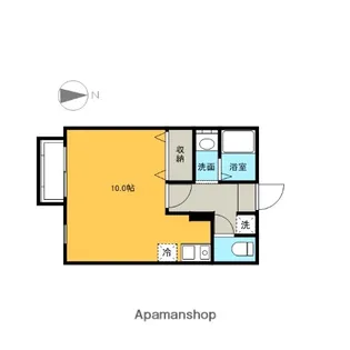 エトワール大曽【203号室】の間取り