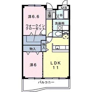 コリーヌ・エトワール【3階】の間取り