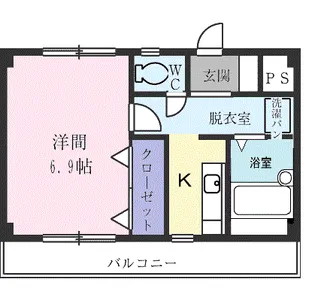 ヴェルドールマンション【2階】の間取り