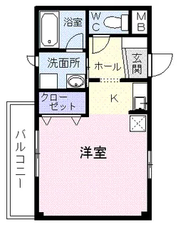 グリーンジャルダン M【1階】の間取り