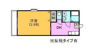 アップリバー今泉【2階】の間取り