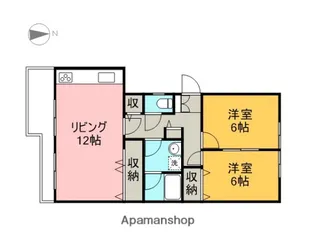 泉が丘クリーンハイツA【205号室】の間取り