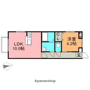 S−DESIGNコートⅠ【1階】の間取り