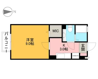 イシジン B【2階】の間取り