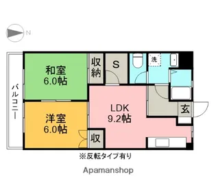 プリンスコーポ【103号室】の間取り