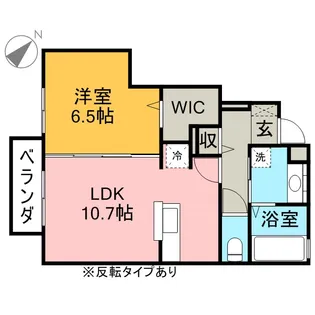 フォーゲルテラス グリューン Ⅵ【1階】の間取り