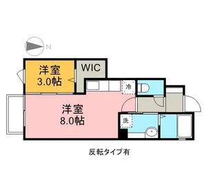 WIT TSURUTA A【1階】の間取り