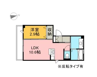 サザンヒルズ A【101号室】の間取り