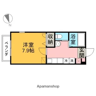 ECO HOUSE峰【101号室】の間取り