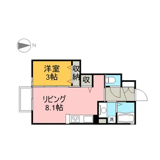 エステラ【1階】の間取り