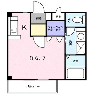 ルミエール【302号室】の間取り