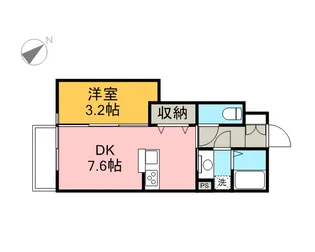 ル・シエル【1階】の間取り