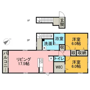 ラ・ルミエール【2階】の間取り