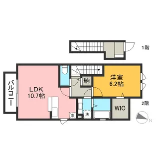 パインコート A【2階】の間取り