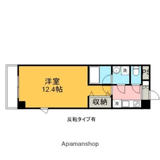 サンライズ宇都宮【911号室】の間取り