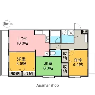 ブリックハウス【5階】の間取り