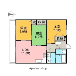ブリックハウス【2階】の間取り