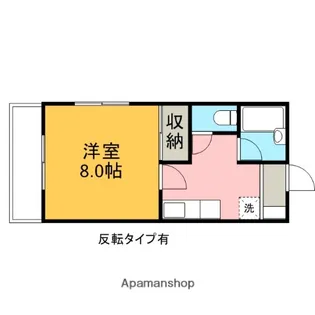 ウッディハイツⅡ【201号室】の間取り