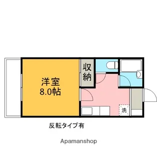 ウッディハイツⅡ【202号室】の間取り