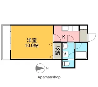 フレアヤナセ【202号室】の間取り