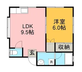 メゾンH&T【B102号室】の間取り