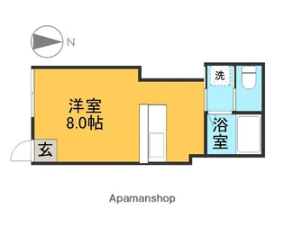 グランディサトー【D号室】の間取り