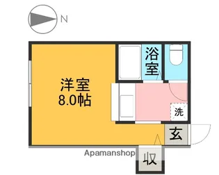 グランディサトー【E号室】の間取り