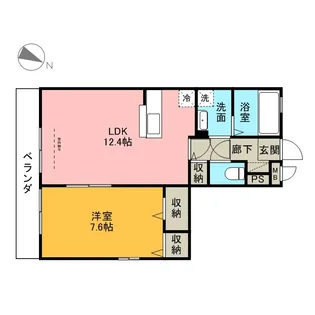 ヴィルドミールMIYUKI【3階】の間取り