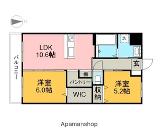 PALME(パルム)【2階】の間取り