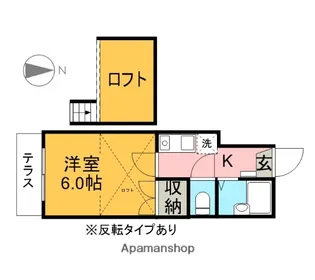 メゾン・ド・セルパン【101号室】の間取り