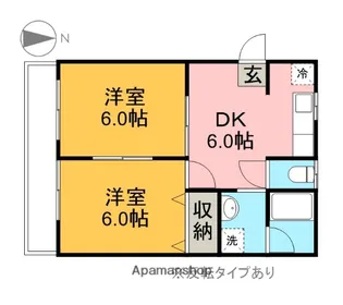 ベルビュー5【205号室】の間取り
