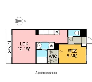 PALMEⅡ【1階】の間取り