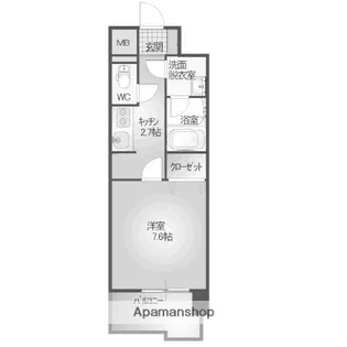 PALMS【3階】の間取り