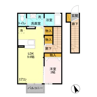 BENE・K【205号室】の間取り