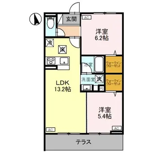 CLASSEUM元今泉【1階】の間取り