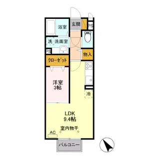 ブルーム【2階】の間取り