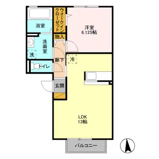 ダイアモンドマンション【3階】の間取り