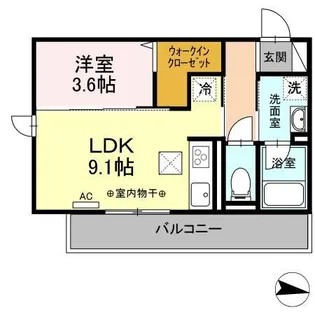 パーパス【1階】の間取り