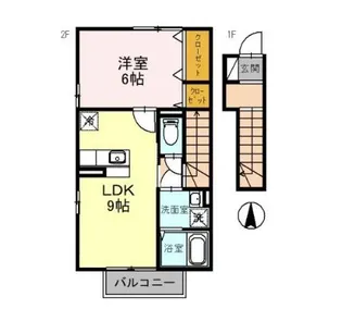 エスポワール海都 A【2階】の間取り