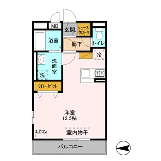 BIZ STAY宇都宮【2階】の間取り