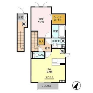 パインコート A【2階】の間取り