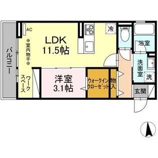 エストパル【302号室】の間取り