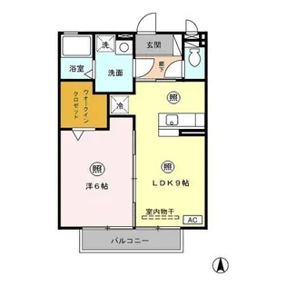 レセンテ煌 A【2階】の間取り